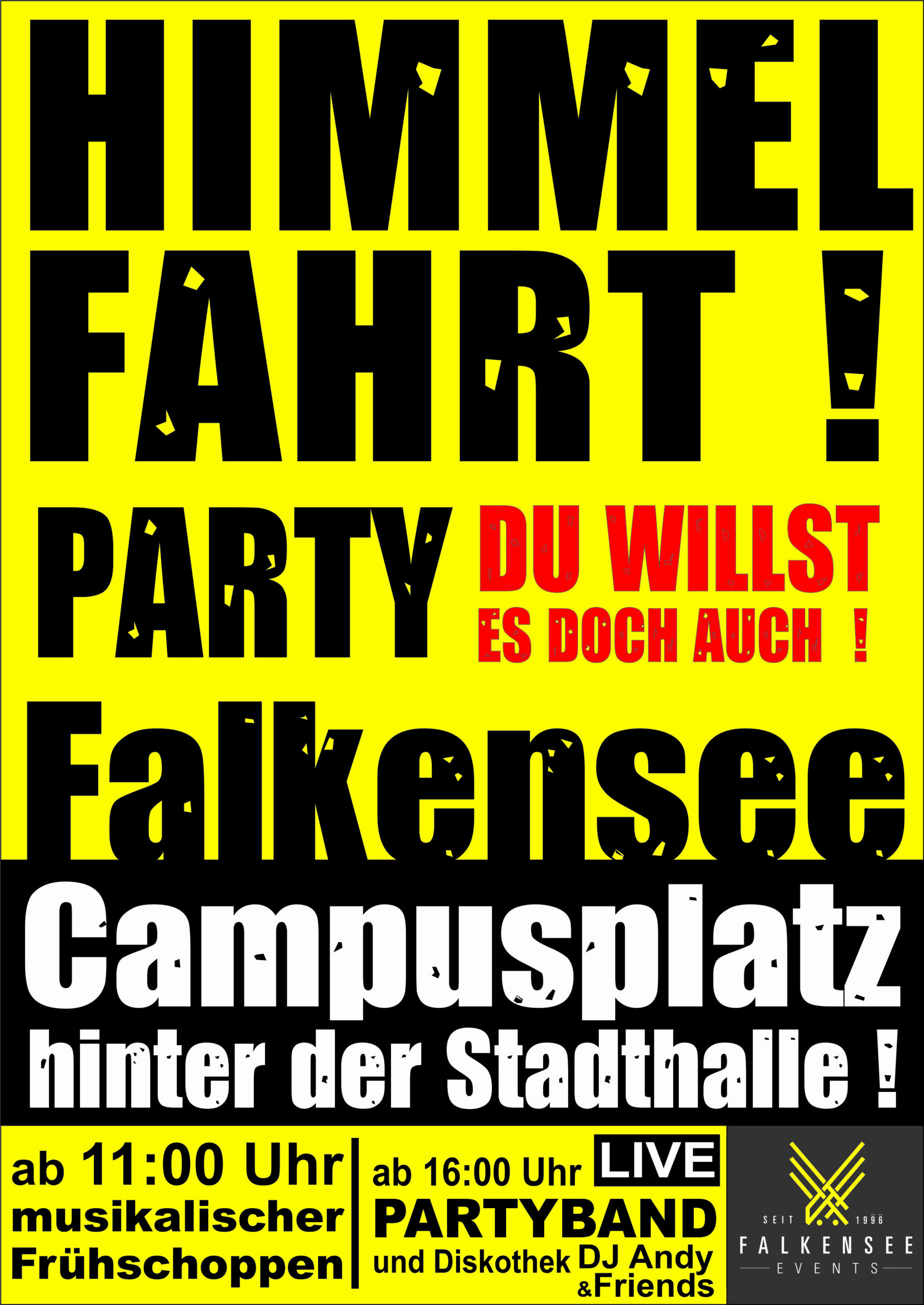 Himmelfahrt Plakat 2026 DJAndy - C18 - NEON A4